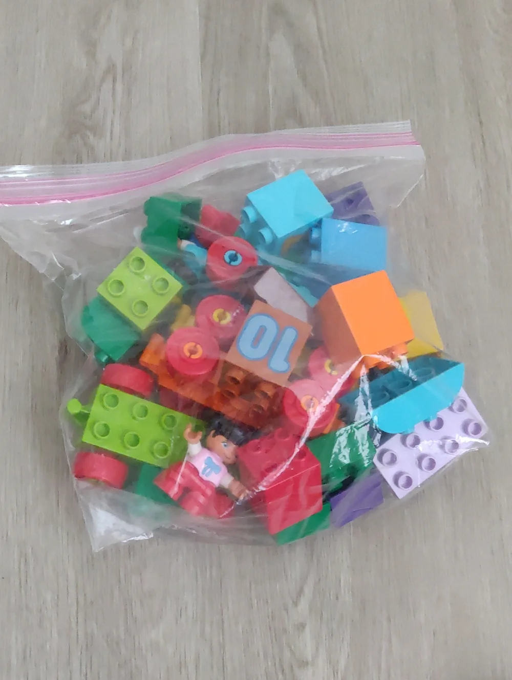 Lego Duplo Colorful Number Train Building Blocks Multicolor Y2K Cottagecore Retr